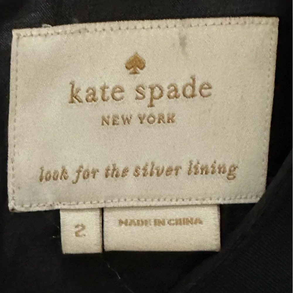 Kate Spade Sleeveless Cora Bow Tie Print Sheath Dress Black/White